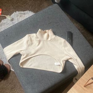 Cute crop top turtleneck